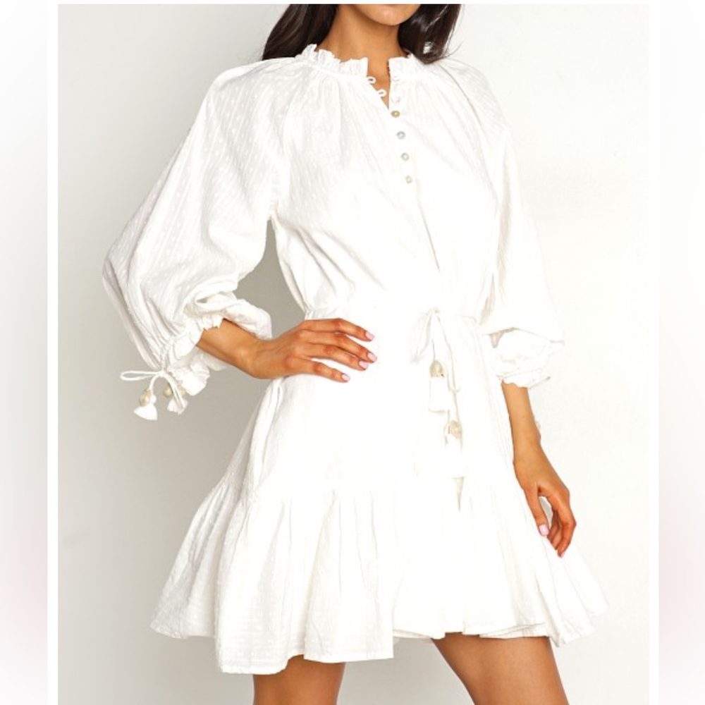 White Cleobella Mini Dress Size L
